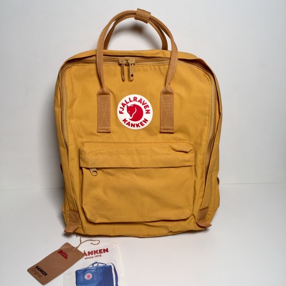 Fjallraven Handbags - Fjallraven Kanken Original Backpack Color Ochre